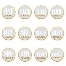 嬰兒相框Pearhead香港限定優惠 寶寶第一閃亮金箔亮粉圓型貼紙