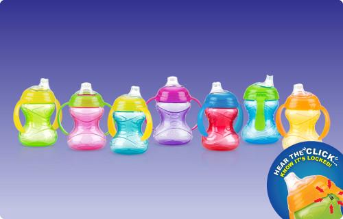 Nuby HK Clik-it Grip N Sip Cup 240ml