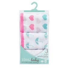 Aden+Anais Ideal baby pretty sweet wash clothes