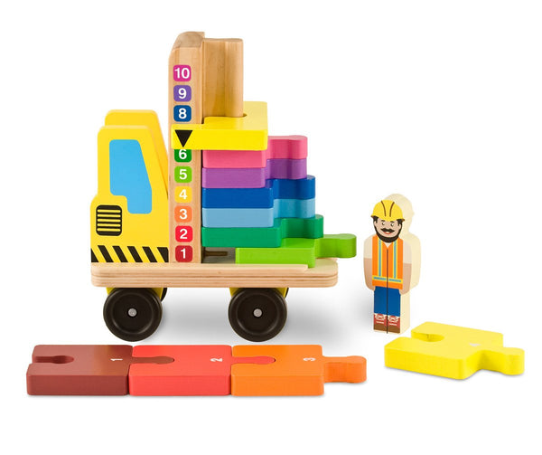 Melissa & Doug Stack & Count Forklift