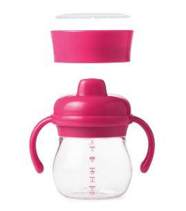 Oxo HK Sale Tot GROW SOFT SPOUT SIPPY CUP SET - 6 OZ Pink BabyPark HK