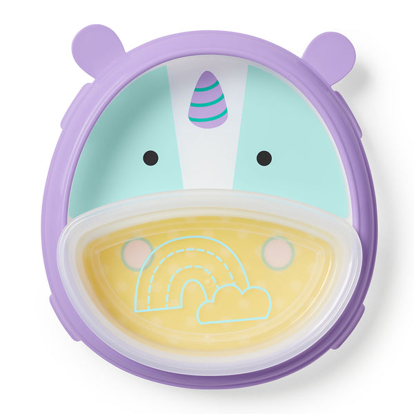 Skip Hop Zoo Smart Serve Plate & Bowl - Unicorn