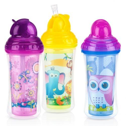 Nuby No-spill‰ã¢Insulated Clik-it‰ã¢ Flip-it‰ã¢270ml - BabyPark HK