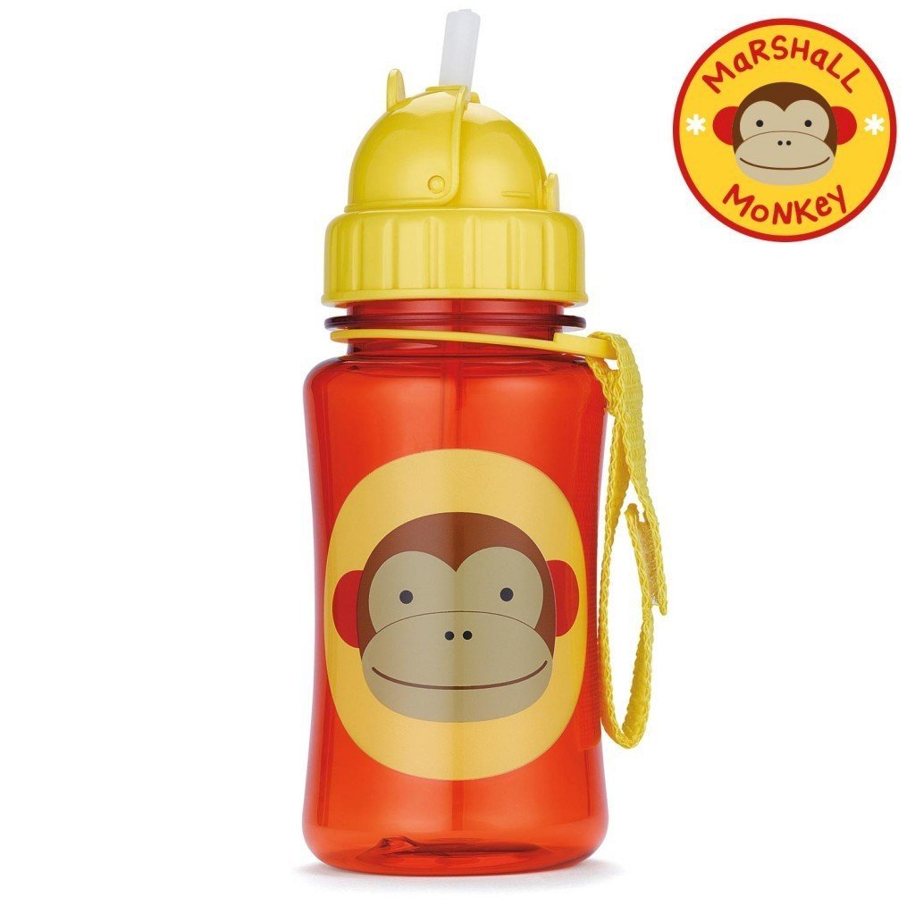 Skip Hop ZOO PP Straw Bottle 390ml • Baby Central HK